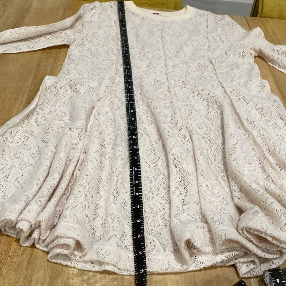 Free People‎ Coffee In The Morning Tunic Top Sz small nwot